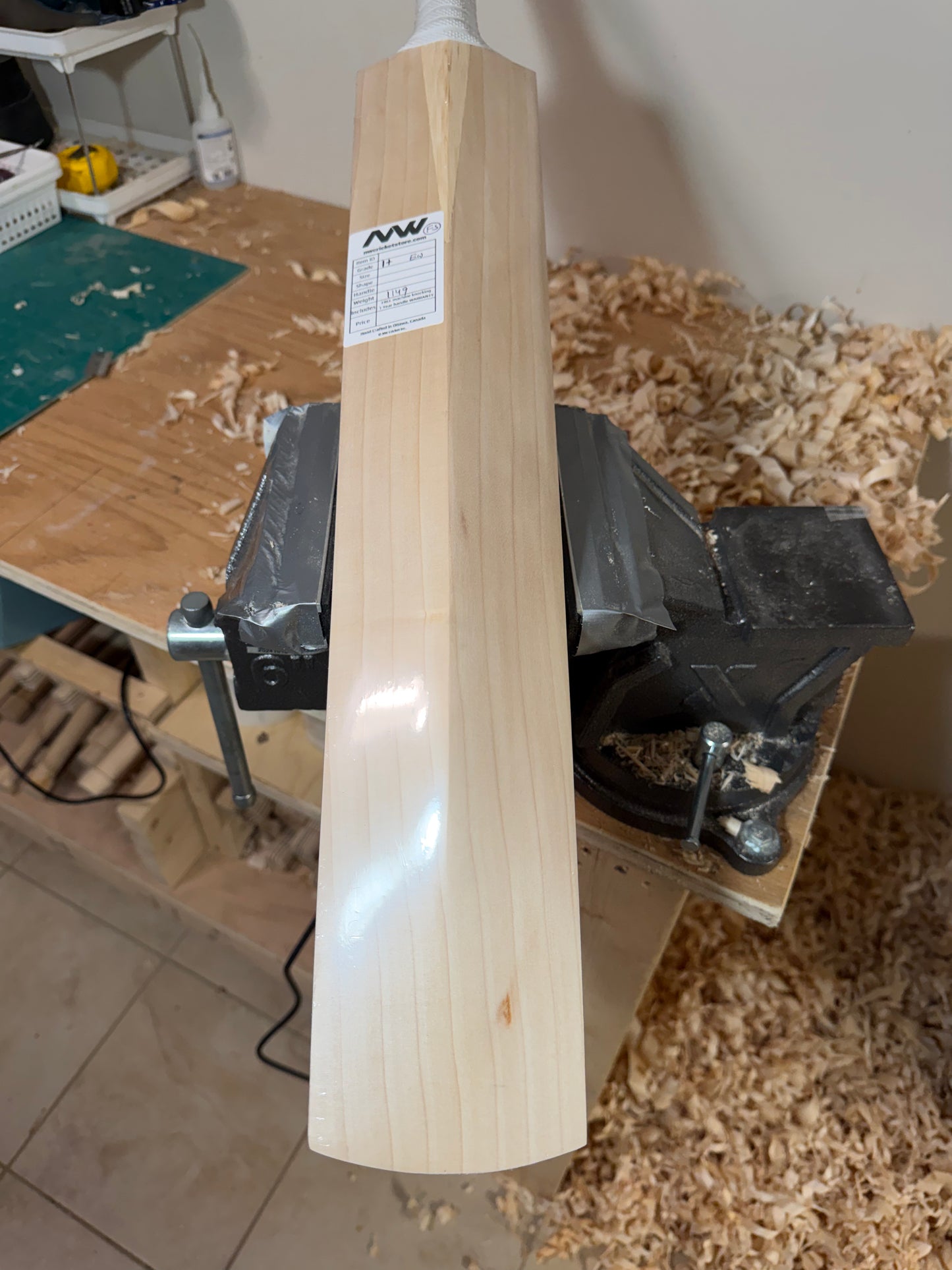 Grade 1+ English Willow Cricket Bat - 123 [Clearance]