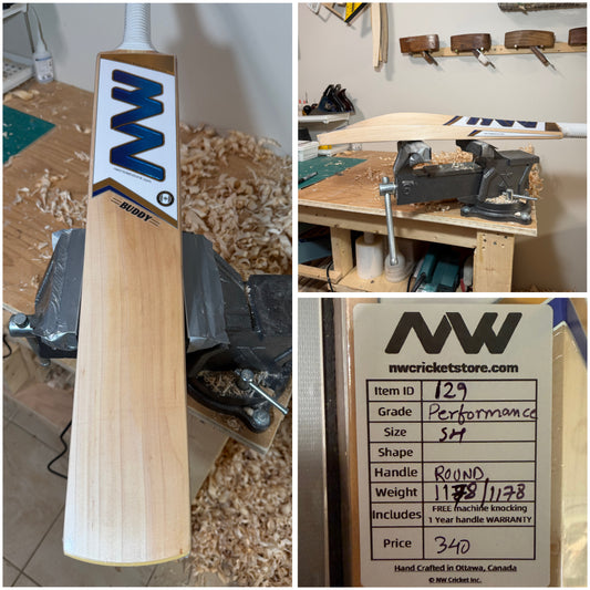 Performance Grade English Willow Cricket Bat - 129 [Factory Seconds]
