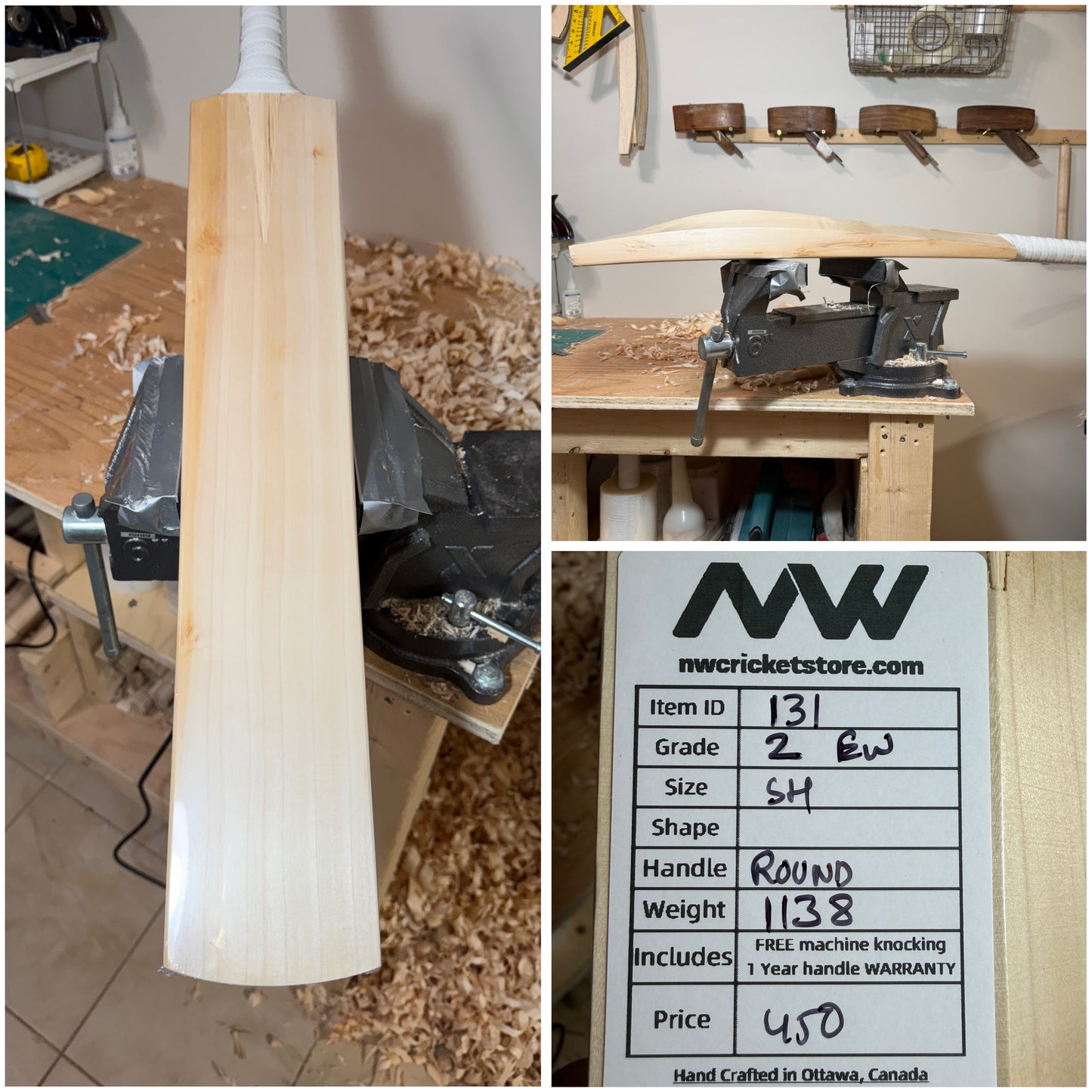 Grade 2 English Willow Cricket Bat - 131