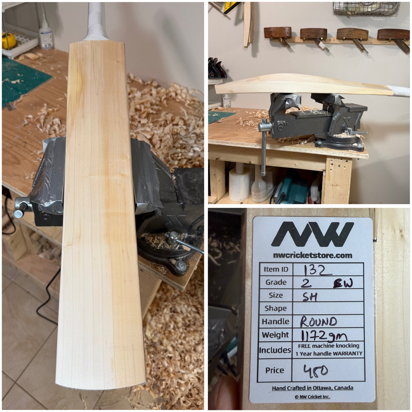 Grade 2 English Willow Cricket Bat - 133