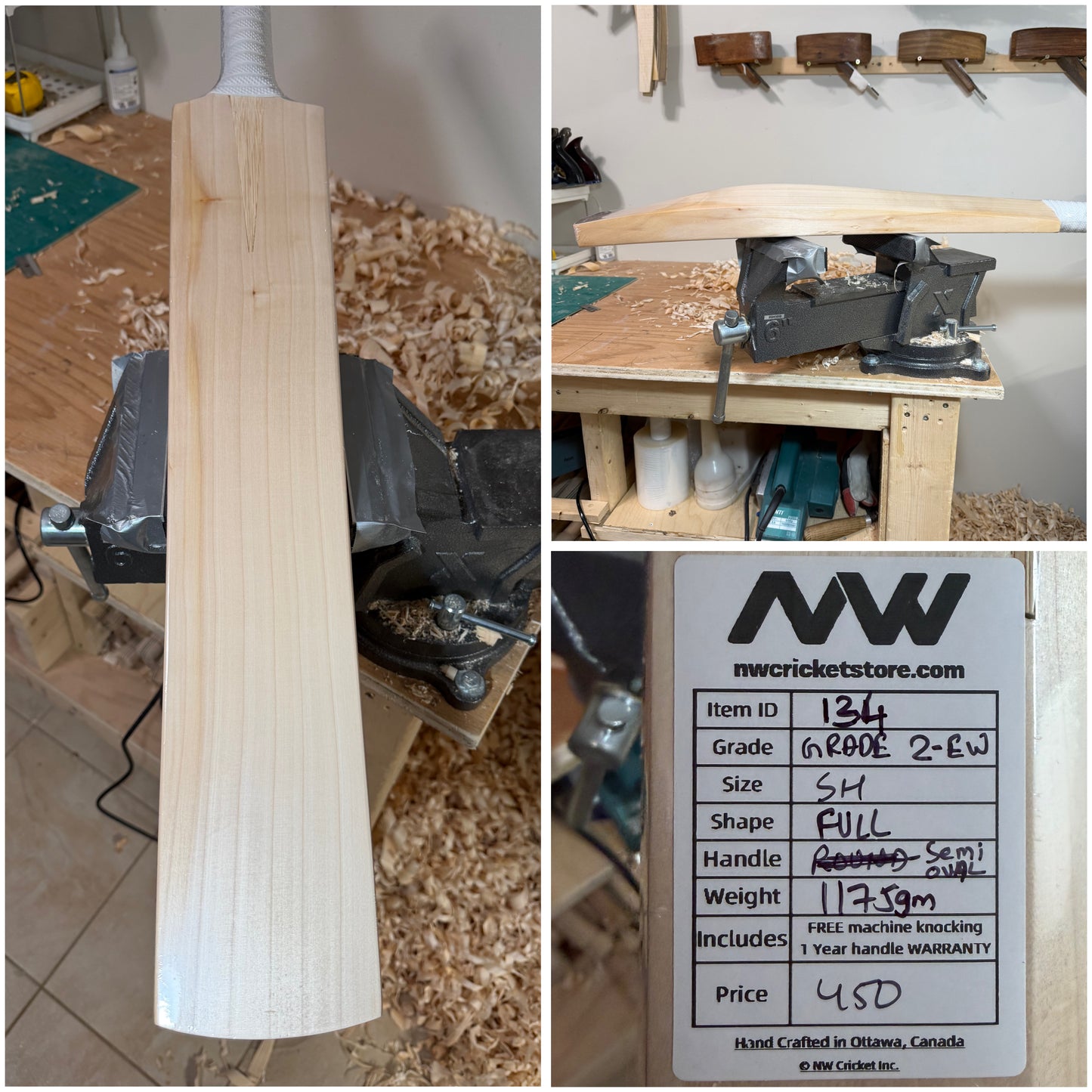 Grade 2 English Willow Cricket Bat - 134