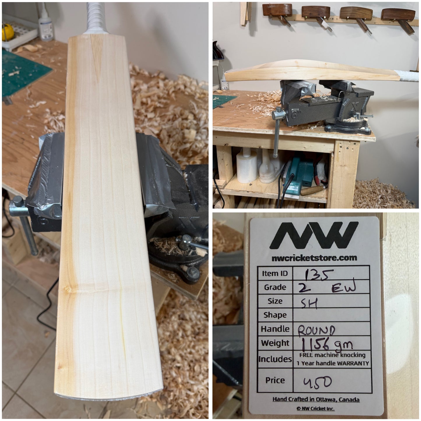 Grade 2 English Willow Cricket Bat - 135