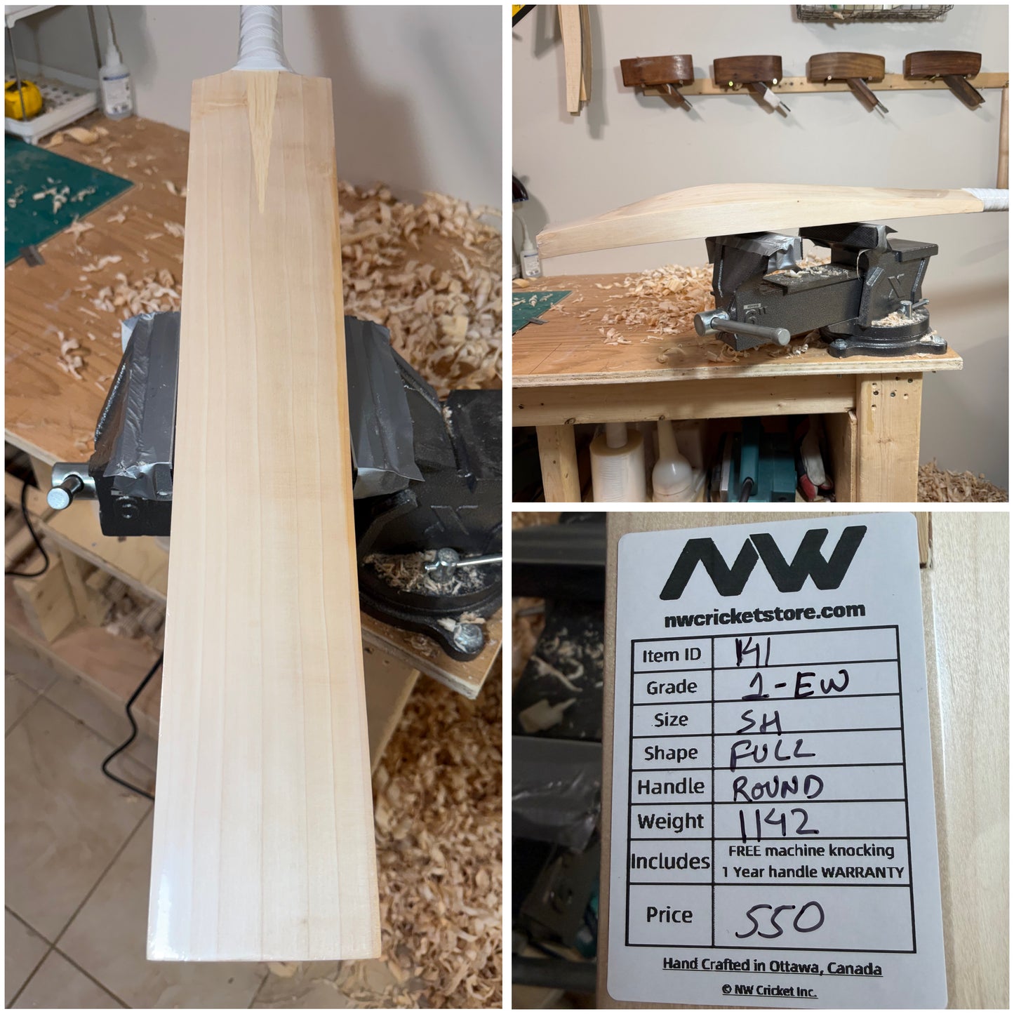 Grade 1 English Willow Cricket Bat - 141